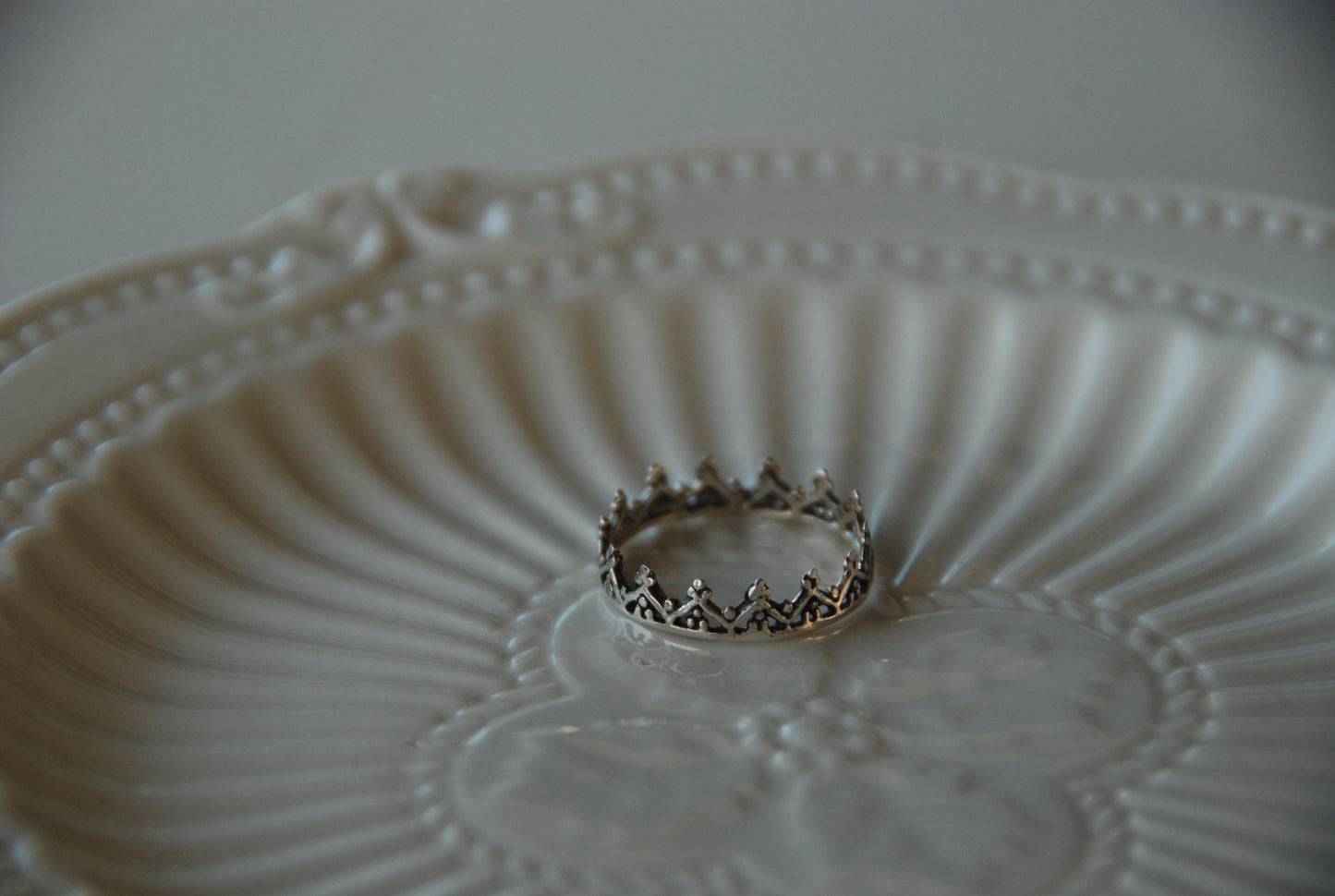 Anillo Coronita Sagrada Plata 925