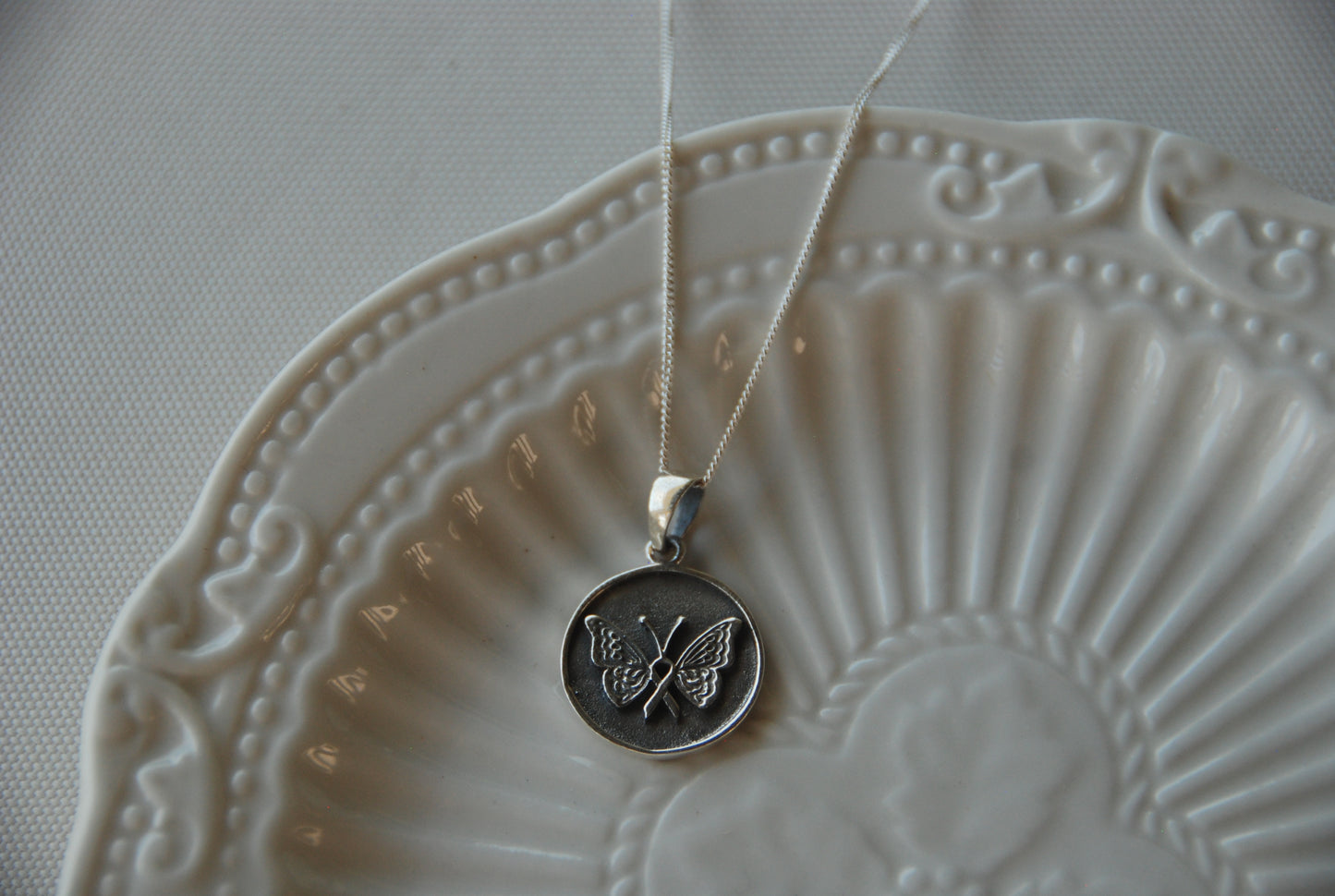 Collar Mariposa Plata 925