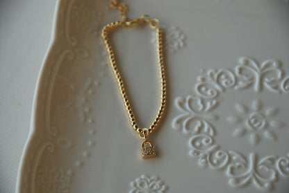 Pulsera Pelotitas Candado