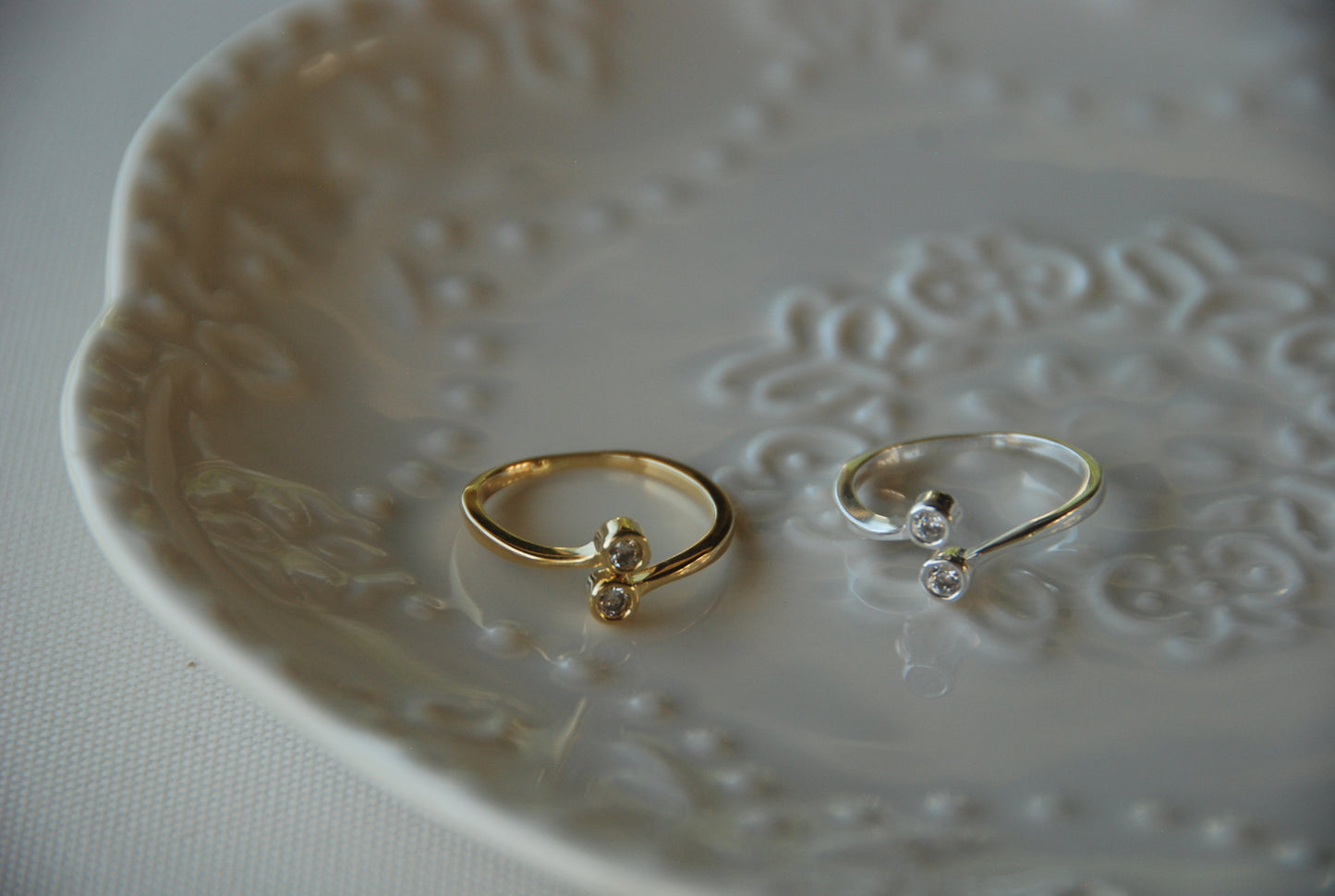 Anillo Doble Circón