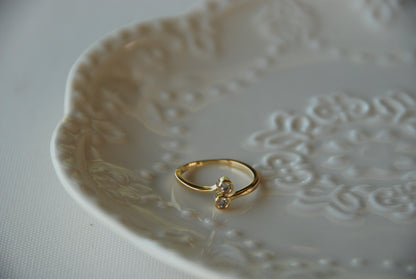 Anillo Doble Circón