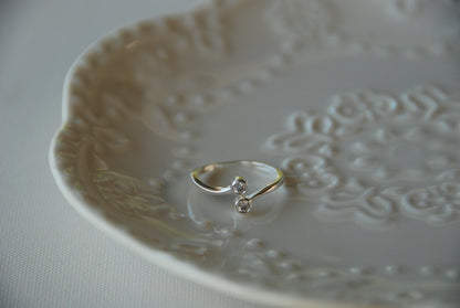 Anillo Doble Circón