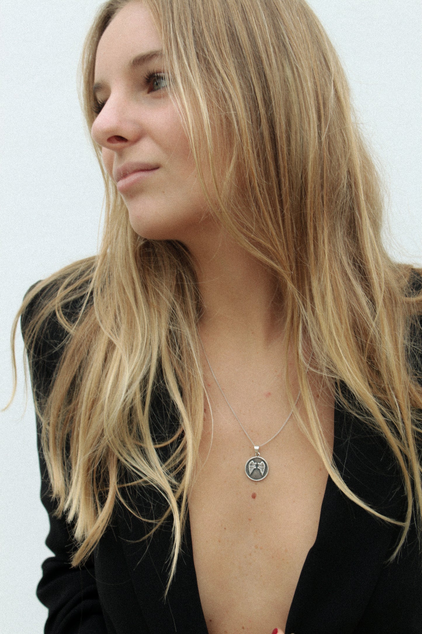 Collar Alas Plata 925