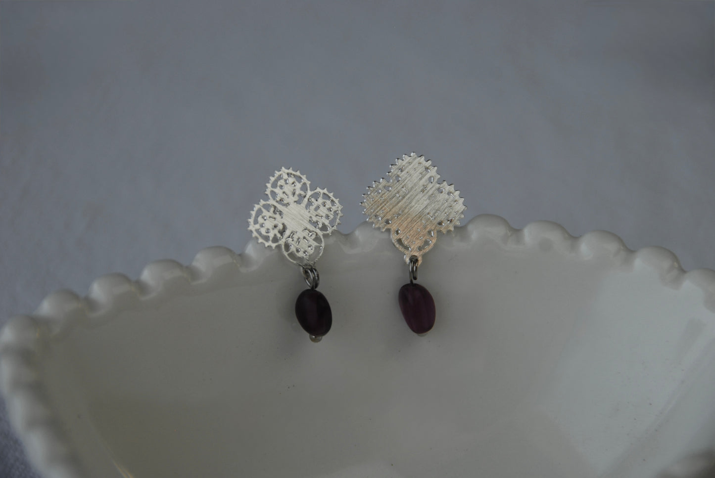 Aro Lola Piedra Plateado