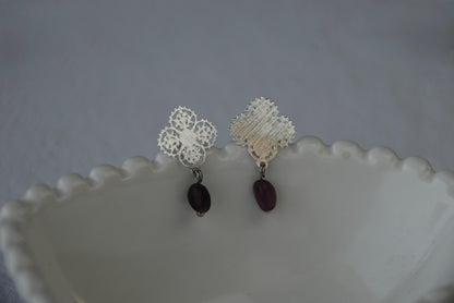 Aro Lola Piedra Plateado