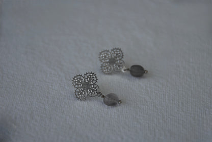 Aro Lola Piedra Plateado