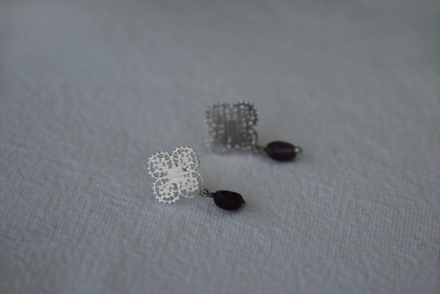 Aro Lola Piedra Plateado