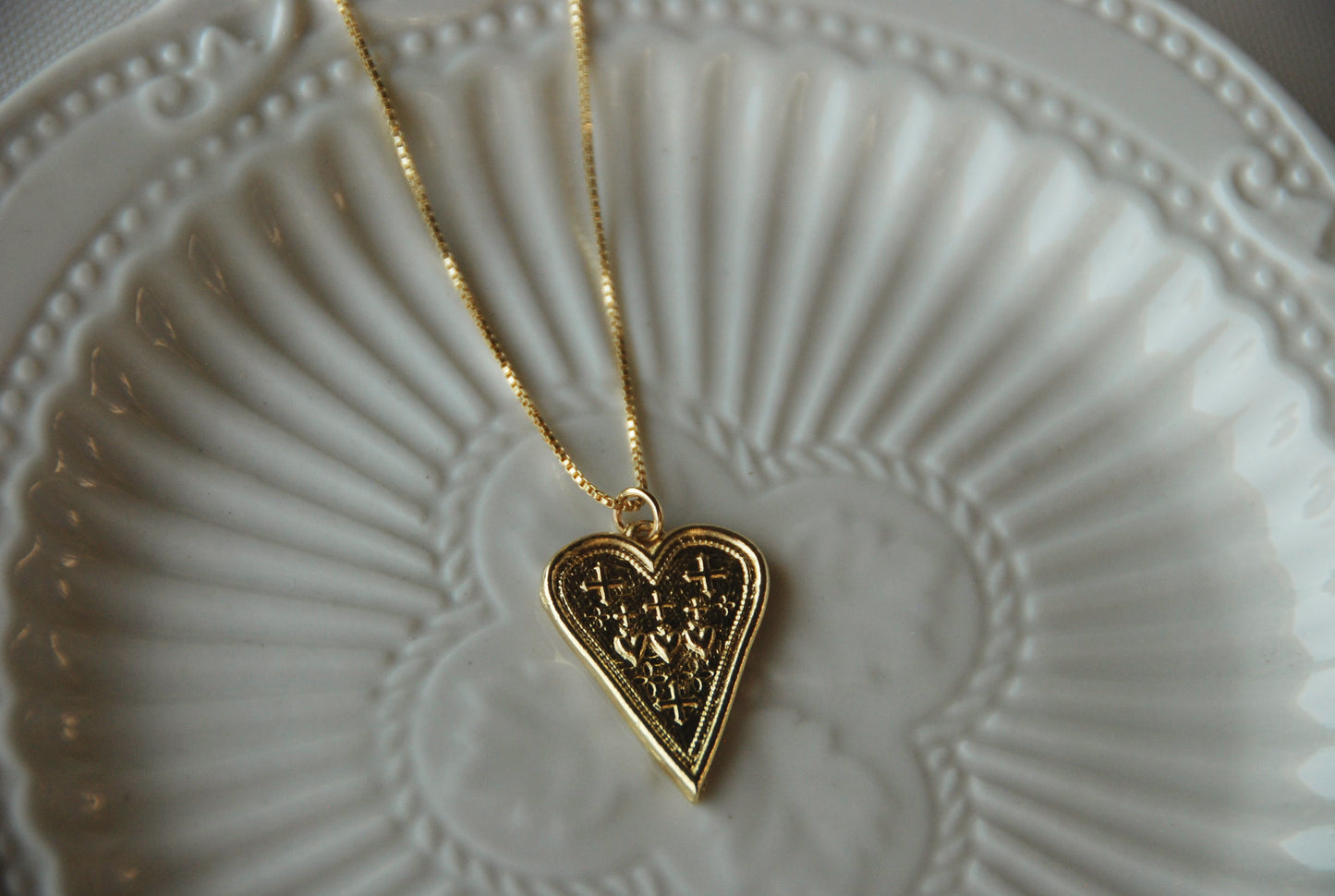Collar Corazón Triple Detente