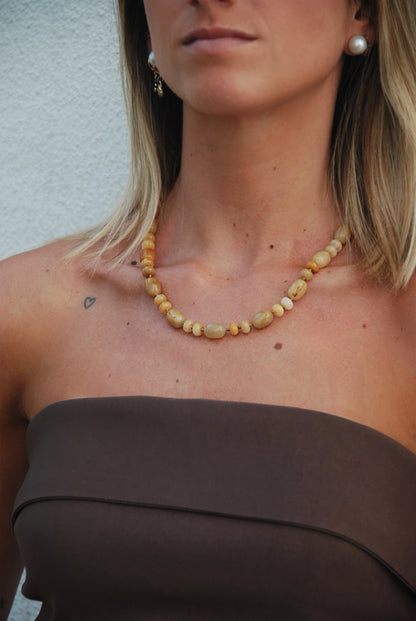 Collar Topacio Amarillo